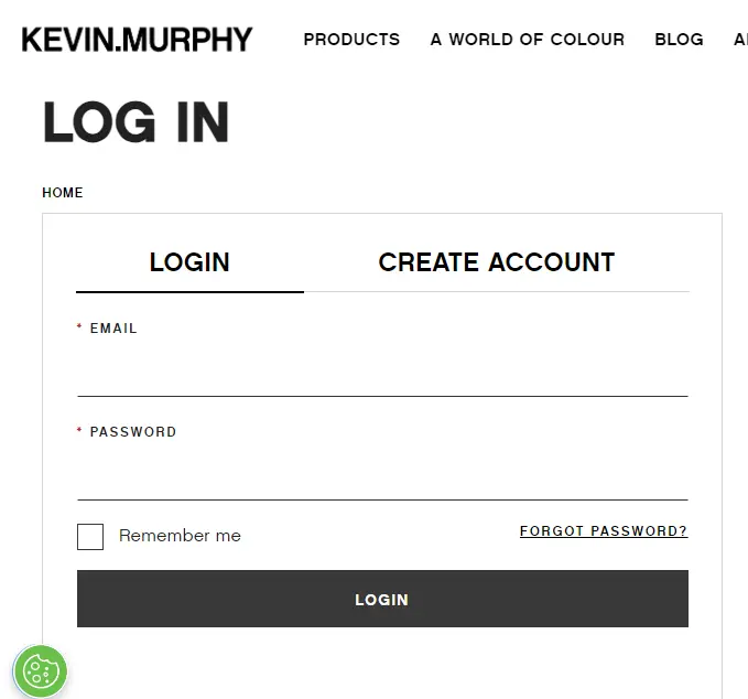 Kevin Murphy Login Page